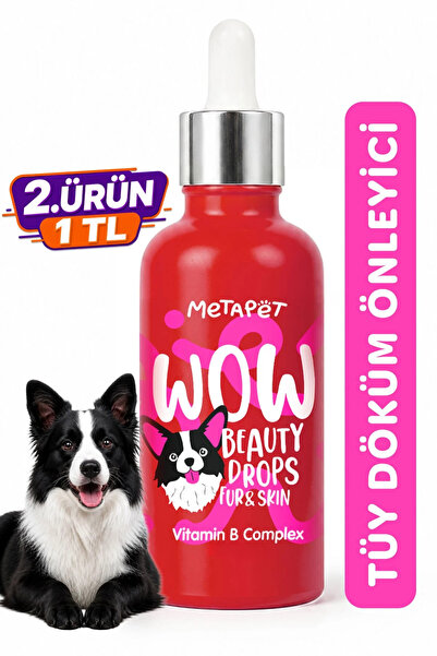 Metapet Tüy Döken Köpeklere - Biotin Sağlığı Damlası, Dökülmesi Engelleyici Ö...