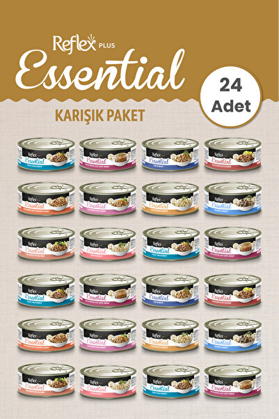 Reflex Essential Karışık Kedi Konservesi 70 Gr X 24 Adet