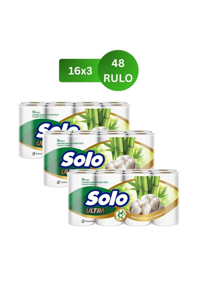 Solo Tuvalet Kağıdı Bambu Katkılı 48'li