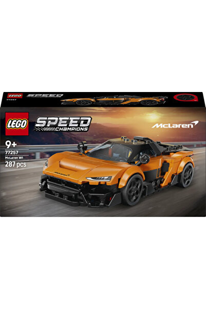 LEGO ® Speed Champions McLaren W1 Gerçek Süper Araba 77257 - 9+ Oyuncak Yapım Seti (287 Parça)