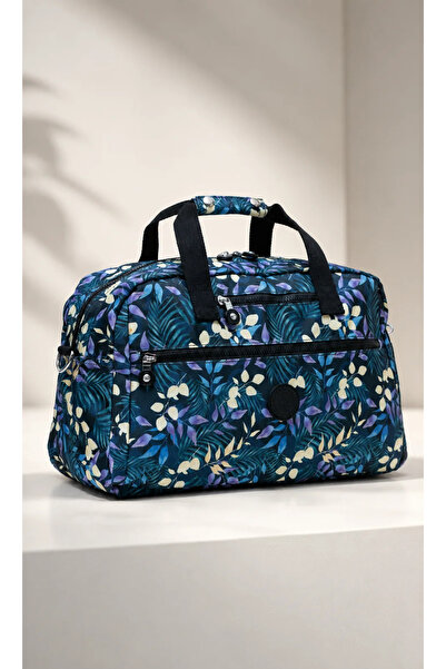 MUCCO Bhpc 6011 Black Floral Large Volume Unisex Hand and Shoulder Travel Spo...