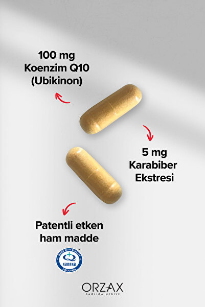 Ocean Orzax Koenzim Q10 100mg 30 Kapsül
