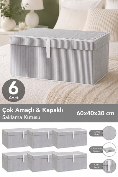 Meleni Home 6-dijelna višenamenska kutija za odlaganje sa organizatorom na po...