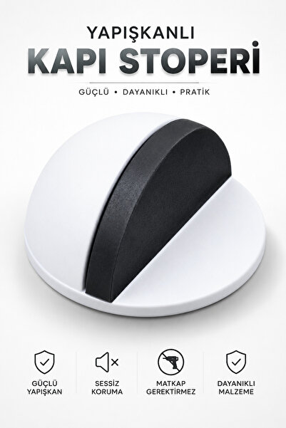 Badem10 Half Moon Adeziv Mâner Ușă Opritor Tampon Metal Ușă Opritor Opritor S...