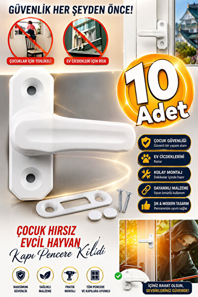 Badem10 10 bucăți bebeluși copii Pimapen PVC ușă fereastră protecție de sigur...