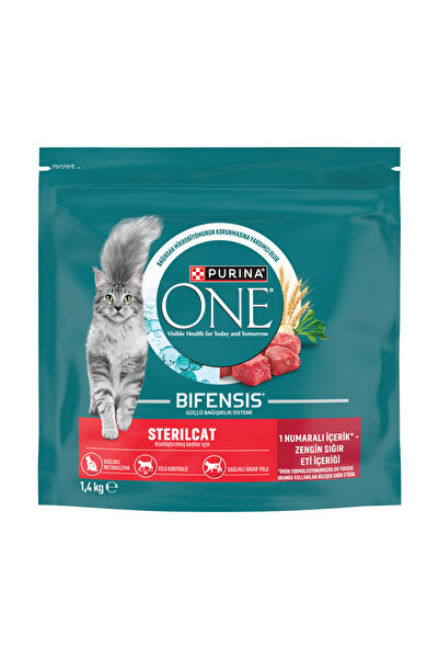 Purina One Sığır Etli Kısırlaştırılmış Kedi Maması 1,4 Kg