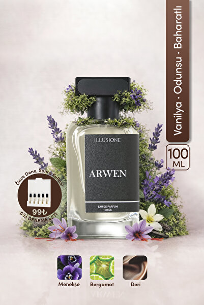 ILLUSIONE FRAGRANCE Arwen Edp Erkek Parfüm 100ml | Vanilya-odunsu-baharatlı |...