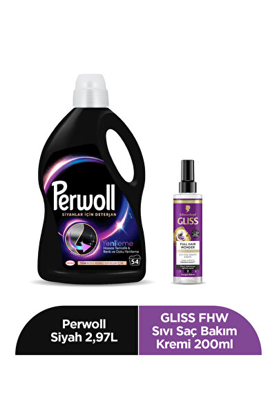 Perwoll Siyahlar Için Deterjan 2,97l Gliss Full Hair Wonder 200ml Saç Bakım V...