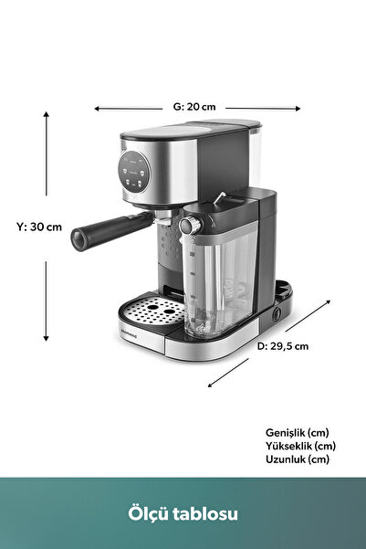 HOMEND Coffeebreak 5015H Süt Köpürtücülü Otomatik Espresso Makinesi