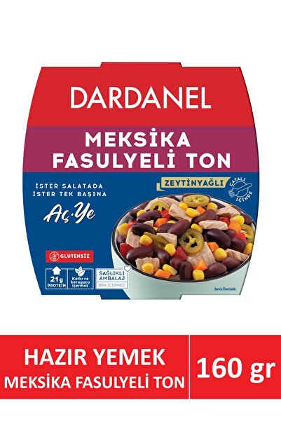 Dardanel Aç Ye Meksika Fasulyeli Ton Balığı 160 gr