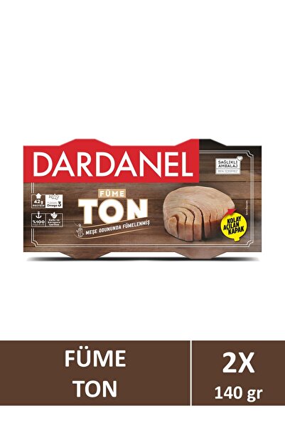 Dardanel Ayçiçek Yağlı Füme Ton Balığı 2x140 gr