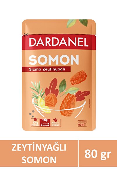 Dardanel Sızma Zeytinyağlı Somon Poşet 80 gr