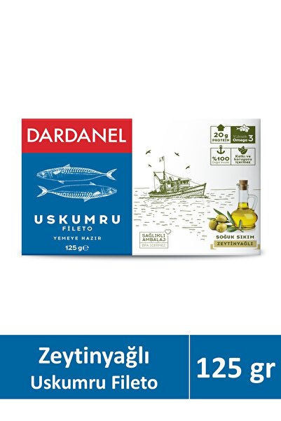 Dardanel Zeytinyağlı Uskumru 125 gr