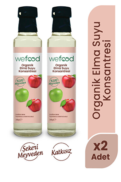 Wefood Organik Elma Suyu Konsantresi 340 Gr 2'li