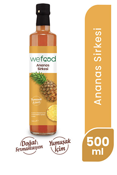 Wefood Ananas Sirkesi 500 ml (Doğal Fermantasyon)