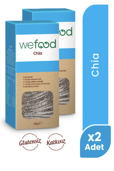 Wefood Siyah Chia 300 gr 2'li