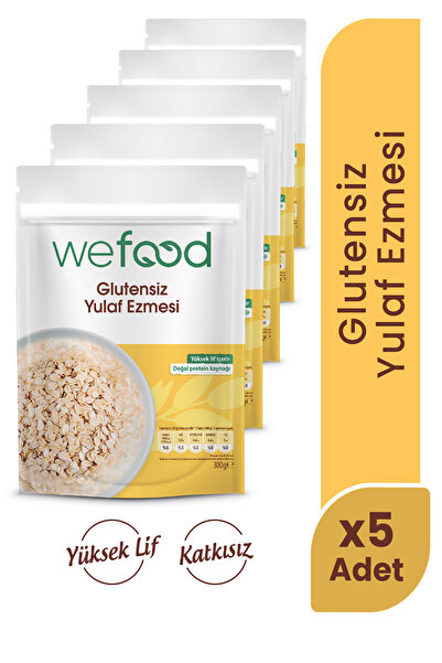 Wefood Glütensiz Yulaf Ezmesi 300 gr 5'li