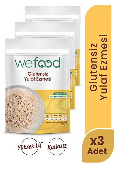 Wefood Glütensiz Yulaf Ezmesi 300 Gr 3'lü