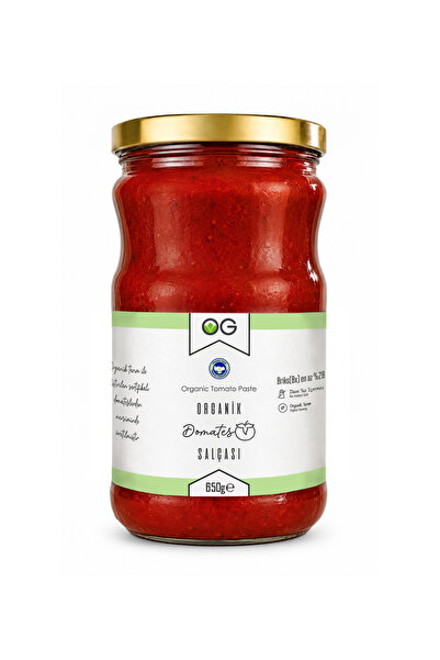 OG natural Organik Domates Salçası 650 gr