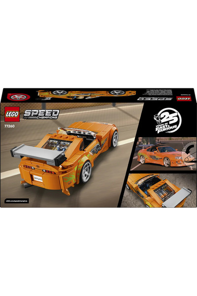 LEGO ® Speed Champions Hızlı ve Öfkeli Toyota Supra MK4 77260 - 10+ için Oyuncak Yapım Seti (292P)