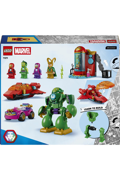 LEGO ®   Disney Junior Marvel Loki Vs. Iron Man Team 11211 - 4+ Construction Set (204P)