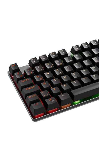 GamePower Ogre Rgb 60m Red Switch Usb Mekanik Gaming Klavye