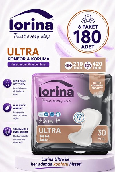 LORİNA Ultra Mesane Pedi 7 damla 30’lu 6 Paket