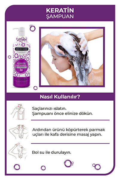 Morfose Keratin Şampuan 1000 ML