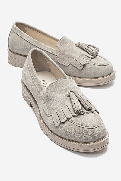 LuviShoes MILINA Pantofi de damă din piele naturală cu ciucuri din piele into...