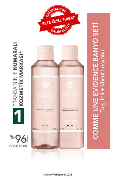 Yves Rocher Comme Une Evidence Banyo Seti