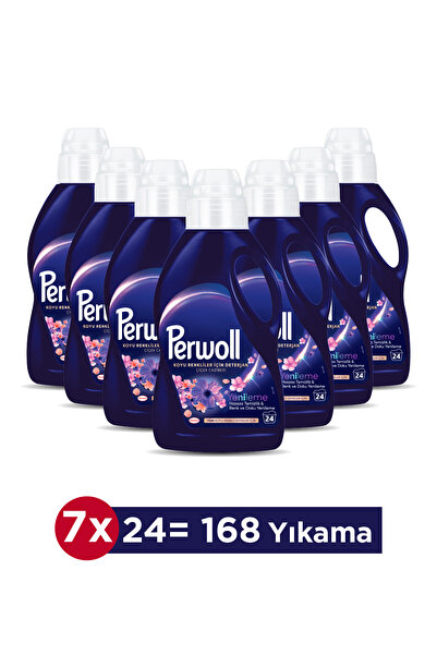 Perwoll Yenileme Koyu Renkliler Çiçek Cazibesi 7x 1.485 ml 168 Yıkama