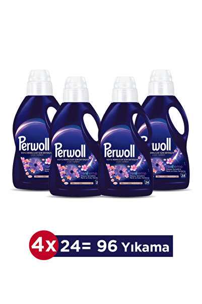 Perwoll Sıvı Deterjan Koyu Renkliler Çiçek Cazibesi 4x1.32L – 96 Yıkama Ferah...