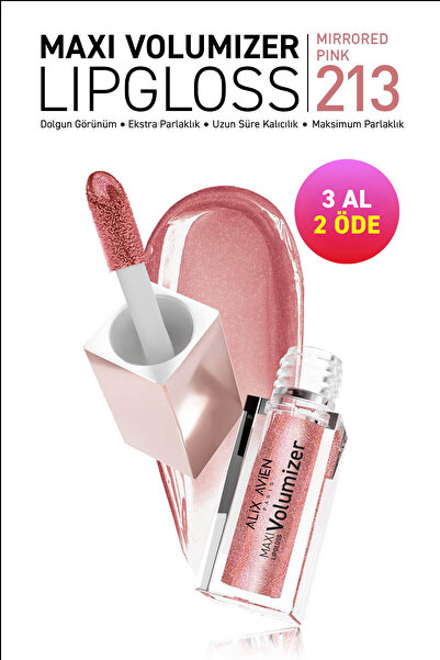 Alix Avien Maxivolumizer Lipgloss 213 - Mirrored Pink - Kalıcı ve Nemlendiric...