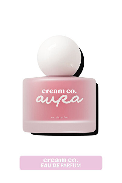 Cream Co. Aura Parfüm EDP 50 ML | Vanilyalı Pudralı Kalıcı Kokulu Kadın Parfü...