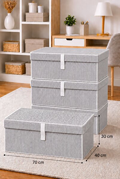 Helen's Home Κουτί πολλαπλών χρήσεων 4 τεμαχίων Megaplus 70x40x30