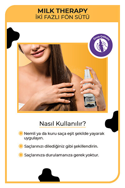 Morfose Milk Therapy Çift Fazlı Fön Sütü 50 ml