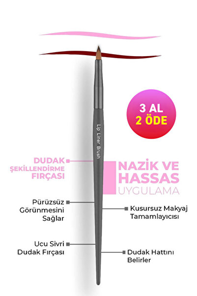 Alix Avien İnce Uçlu Dudak Fırçası - Lip Liner Brush