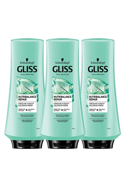 Gliss Full Hair Wonder Dökülme Karşıtı Saç Bakım Kremi 360 mlx3 Adet