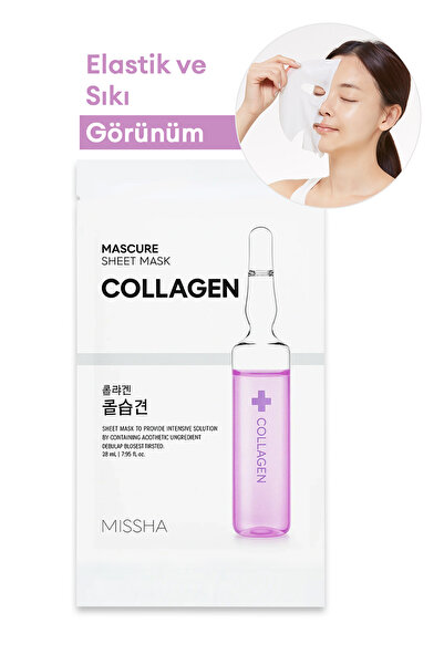 Missha Kolajen İçerikli Elastik Görünüm Sunan Maske MISSHA Mascure Elasticity...