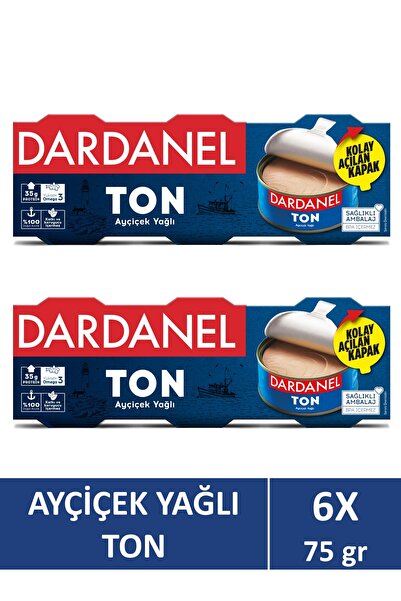 Ayçiçek Yağlı Ton Balığı 6 x 75 gr