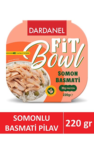 Dardanel Fit Bowl Hazır Yemek Somonlu Basmati Pilav 220 gr