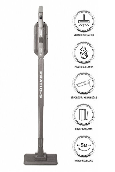 Fantom Pratic-s P1200 Kuru Elektrik Süpürgesi Antrasit