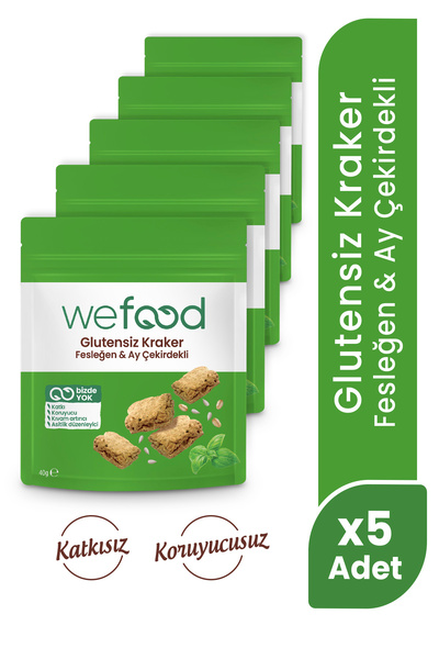 Wefood Fesleğenli Kraker 40 Gr 5'li