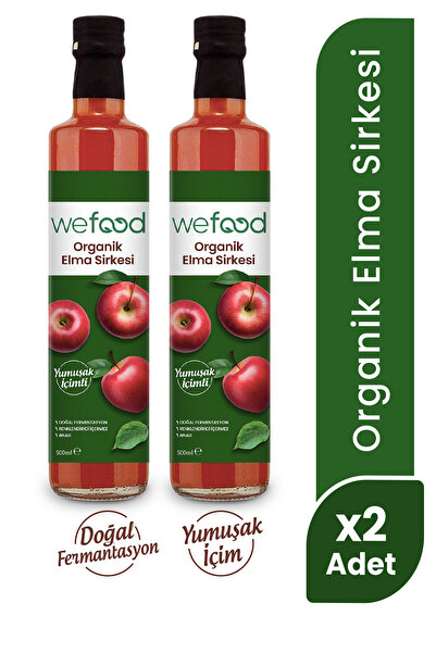 Organik Elma Sirkesi 500 ml 2'li