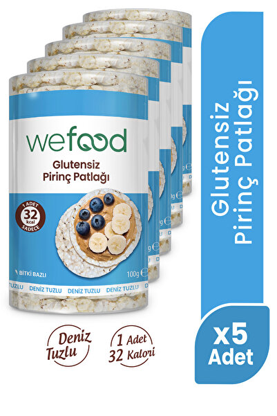 Wefood Pirinç Patlağı 100 gr 5''li