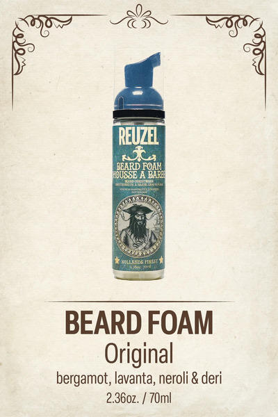 Reuzel Beard Foam Erkekler için Sakal Yatışrıcı ve Yüz Temizletici 70ML