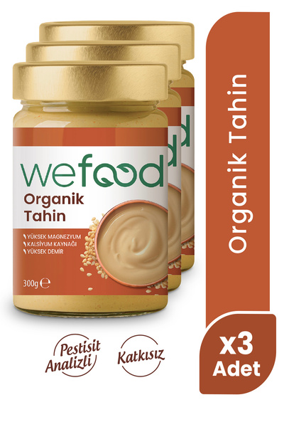 Wefood Organik Tahin 300 gr 3'lü