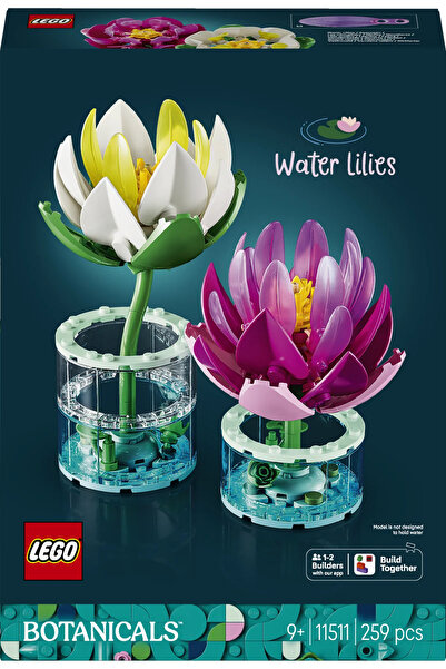 LEGO ® Botanicals Nilüferler 11511 - 9 Yaş ve Üzeri Çocuklar için Oyuncak Yapım Seti (259 Parça)