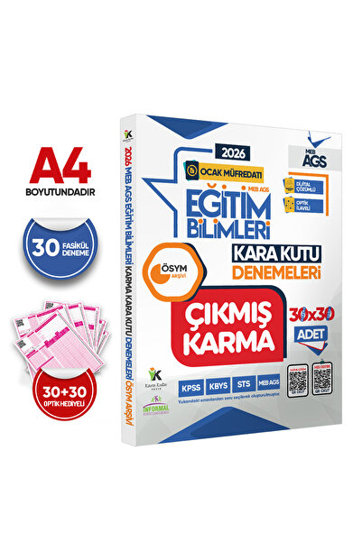 İnformal Yayınları 2026 MEB-AGS Ocak Müfredatı Eğitim Bilimleri ÖSYM Çıkmış K...