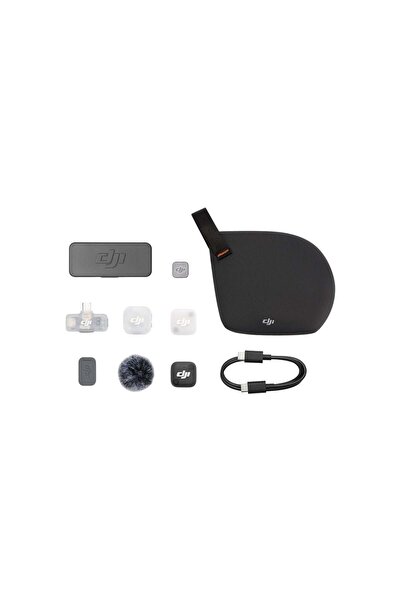 DJI Mic Mini 2 (1 TX + 1 Mobile RX + Charging Case) | DJI Türkiye Karacasulu Garantili |